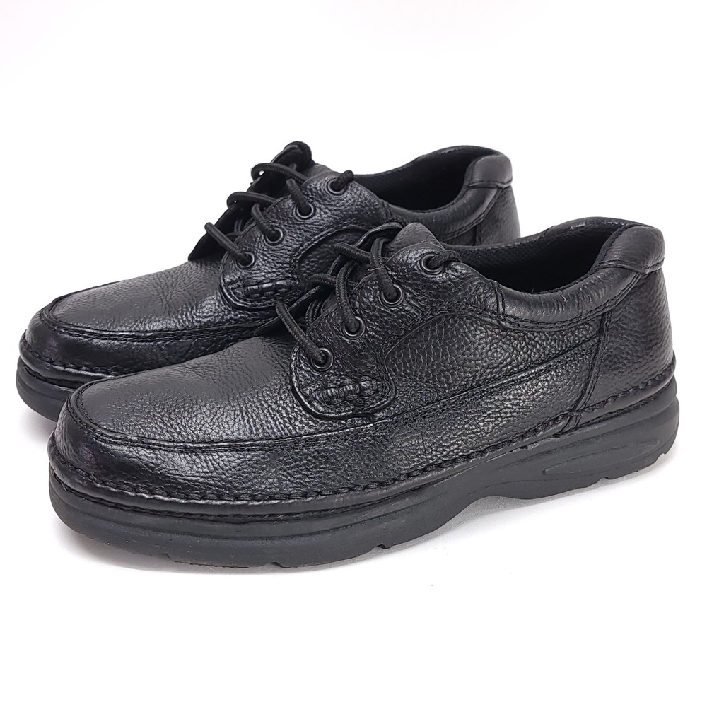 Nunn Bush Mens Cameron Shoes 9 M Comfort Gel Black Leather‎ Oxford 83890-78